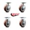 Service Caster Chemtainer CST60URR CST60RBS Caster Replacement Set CHE-SCC-30CS620-PPUR-TGP-2-R620-2 - alternate 1